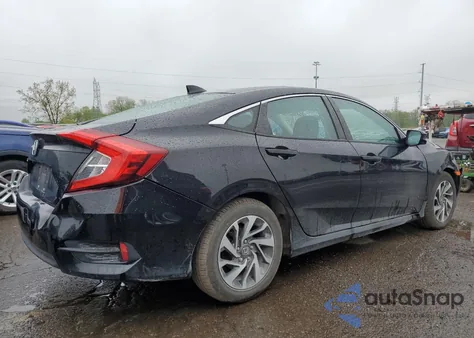 2017 Honda Civic Ex из США, поврежденный, VIN 19XFC2F76HE045285